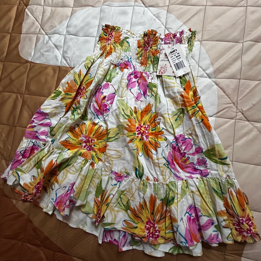 Dereck Heart mid length skirt, stretch waistband, size small